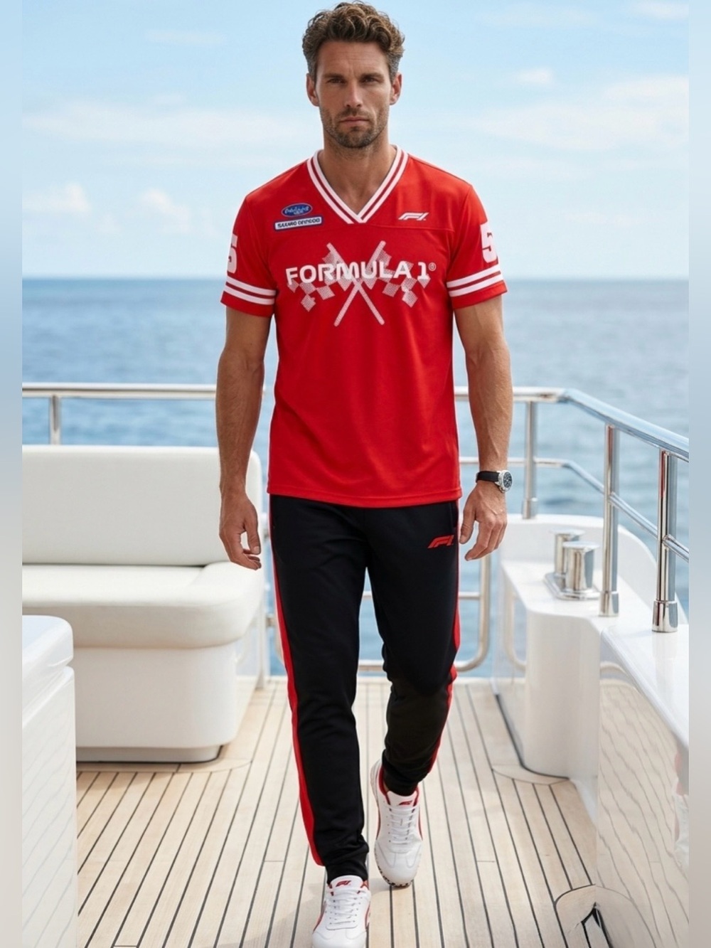 Formula 1 Men's Red Racing Jersey - Picture 8 of 15